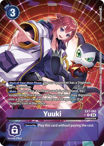 Yuuki [EX7-065] (Alternate Art) [Digimon LIBERATOR] | Total Play