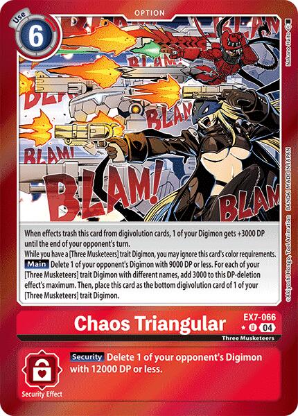 Chaos Triangular [EX7-066] (Foil) [Digimon LIBERATOR] | Total Play