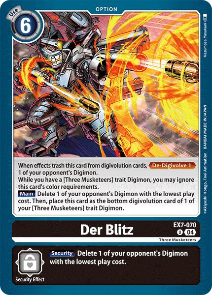 Der Blitz [EX7-070] [Digimon LIBERATOR] | Total Play