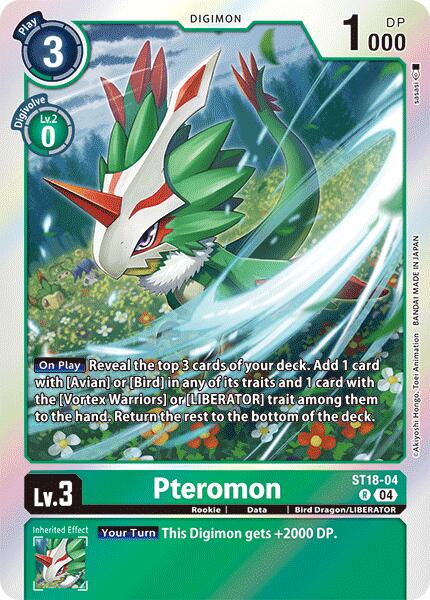 Pteromon [ST18-04] [Starter Deck: Guardian Vortex] | Total Play