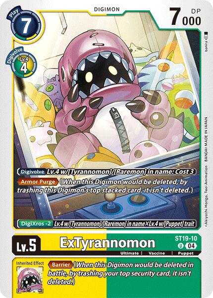 ExTyrannomon [ST19-10] [Starter Deck: Fable Waltz] | Total Play