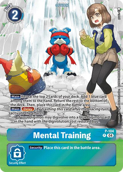 Mental Training [P-104] (Starter Deck 19 Exclusive) [Starter Deck: Fable Waltz Promos] | Total Play