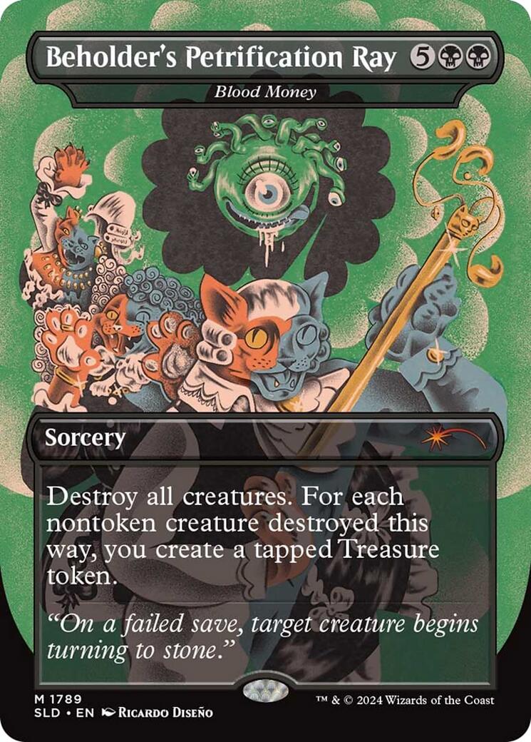 Beholder's Petrification Ray - Blood Money [Secret Lair Drop Series] | Total Play