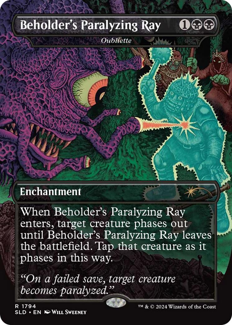 Beholder's Paralyzing Ray - Oubliette [Secret Lair Drop Series] | Total Play