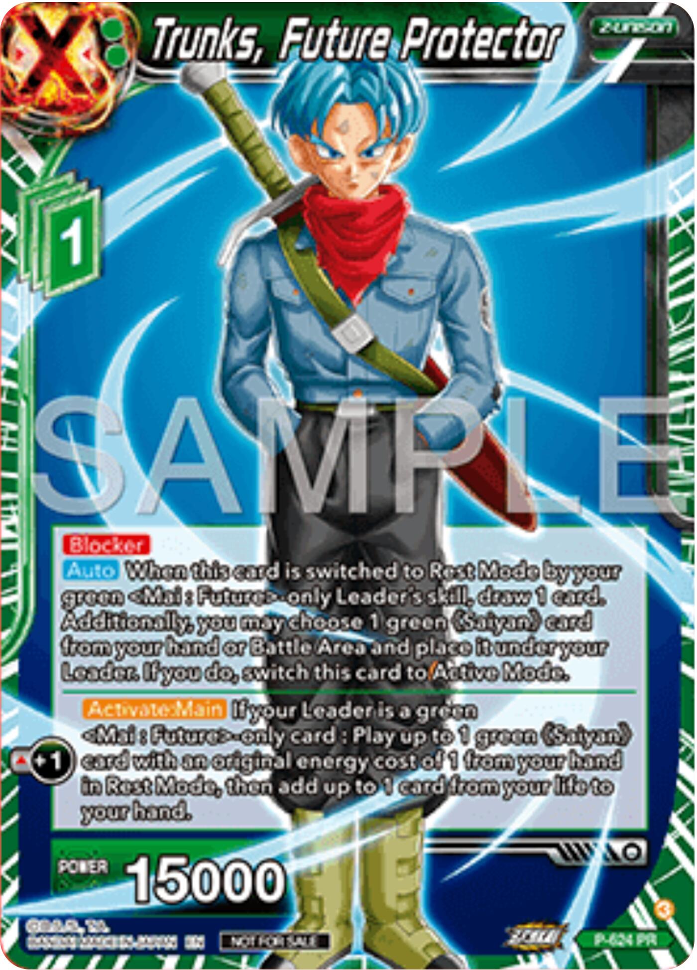 Trunks, Future Protector (P-424) [Promotion Cards] | Total Play