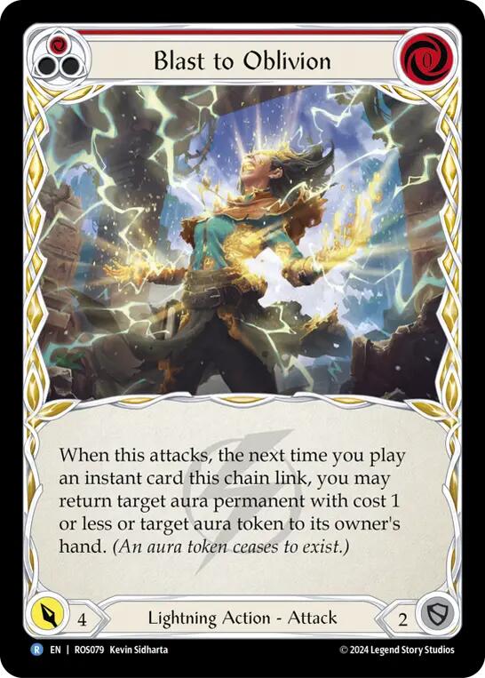 Blast to Oblivion (Red) [ROS079] (Rosetta)  Rainbow Foil | Total Play