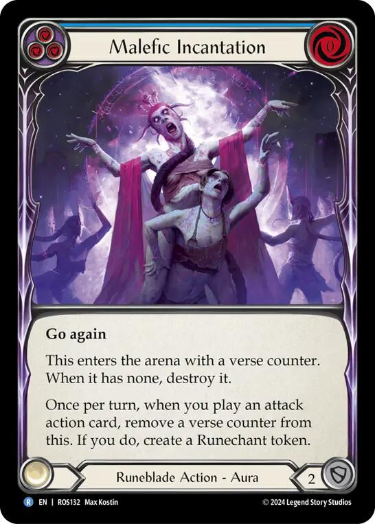 Malefic Incantation (Blue) [ROS132] (Rosetta) | Total Play