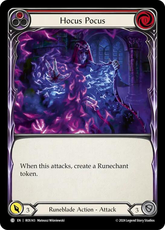 Hocus Pocus (Red) [ROS143] (Rosetta)  Rainbow Foil | Total Play