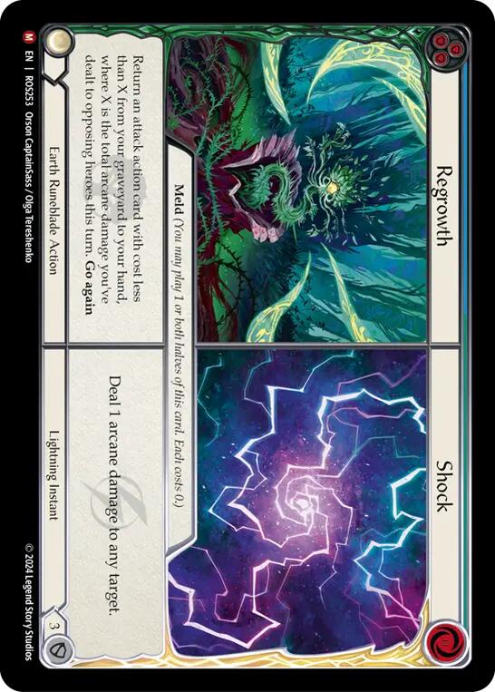 Regrowth // Shock [ROS253] (Rosetta)  Rainbow Foil | Total Play