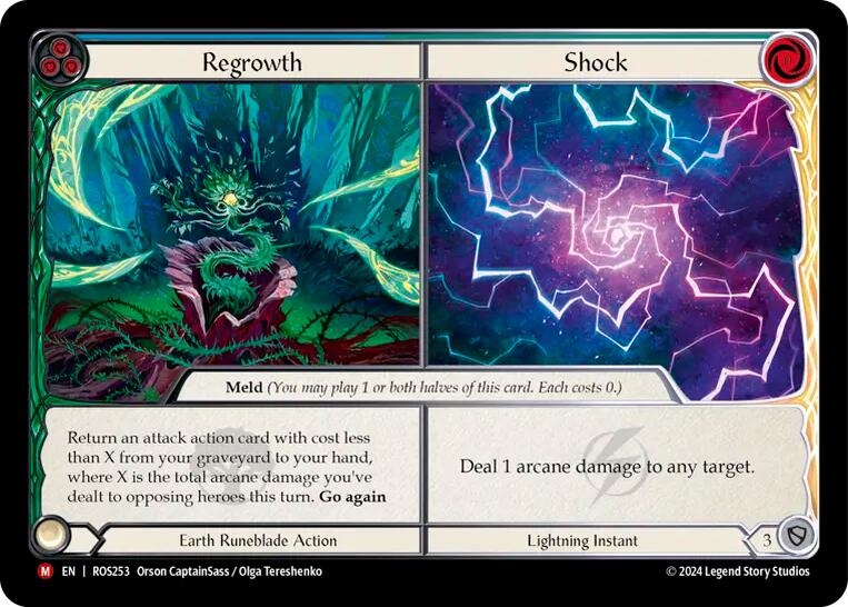 Regrowth // Shock [ROS253] (Rosetta)  Rainbow Foil | Total Play