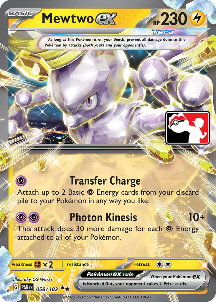 Mewtwo ex (058/182) [Prize Pack Series Five] | Total Play