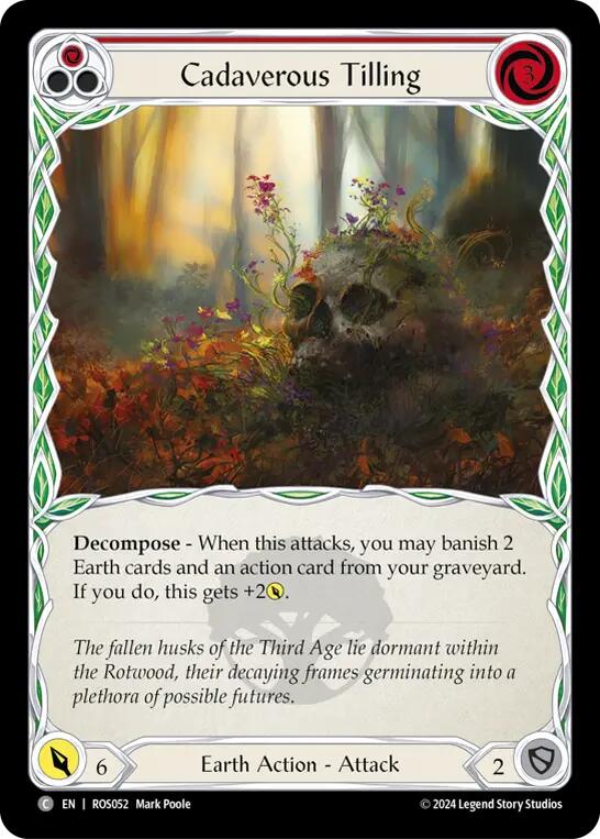 Cadaverous Tilling (Red) [ROS052] (Rosetta)  Rainbow Foil | Total Play