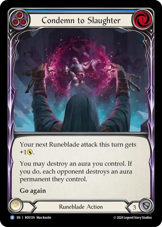 Condemn to Slaughter (Blue) [ROS129] (Rosetta) | Total Play