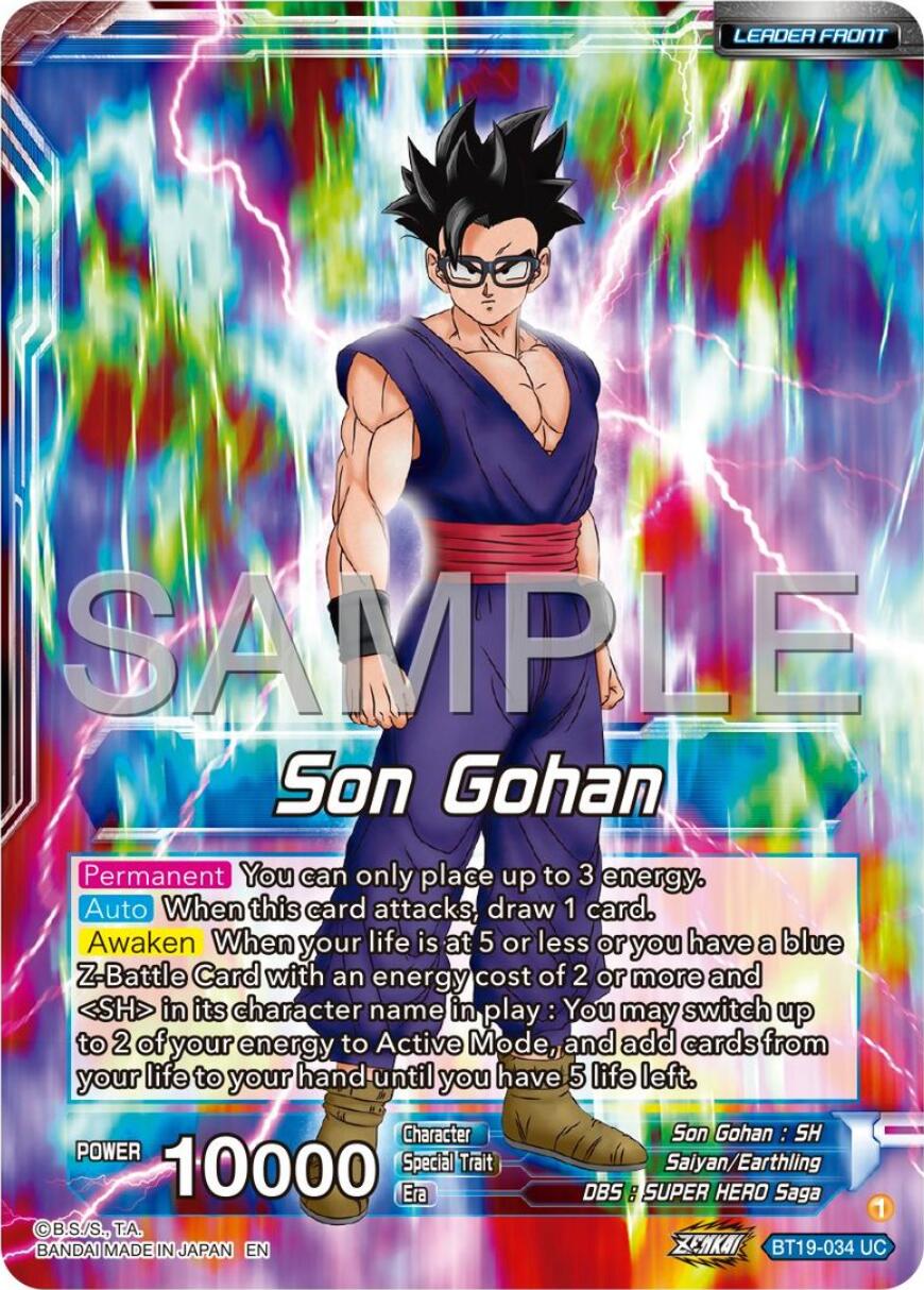 Son Gohan // Son Gohan, Former Glory Regained (BT19-034) [Premium 7th Anniversary Box 2024] | Total Play