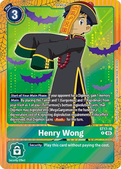 Henry Wong [ST17-10] (Halloween Event 2024) [Starter Deck: Double Typhoon Advanced Deck Set] | Total Play