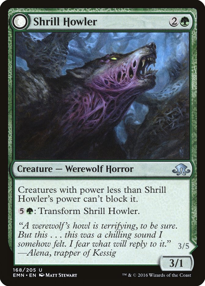 Shrill Howler // Howling Chorus [Eldritch Moon] | Total Play