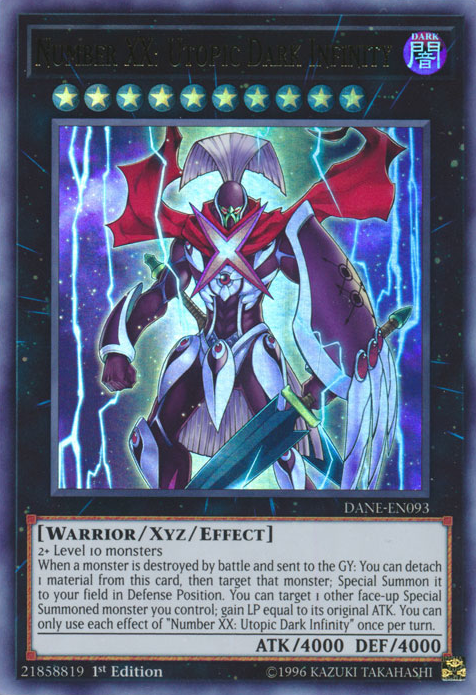 Number XX: Utopic Dark Infinity [DANE-EN093] Ultra Rare | Total Play