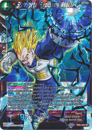 SS Vegeta, Exploiting Weakness (DB1-002) [Dragon Brawl] | Total Play