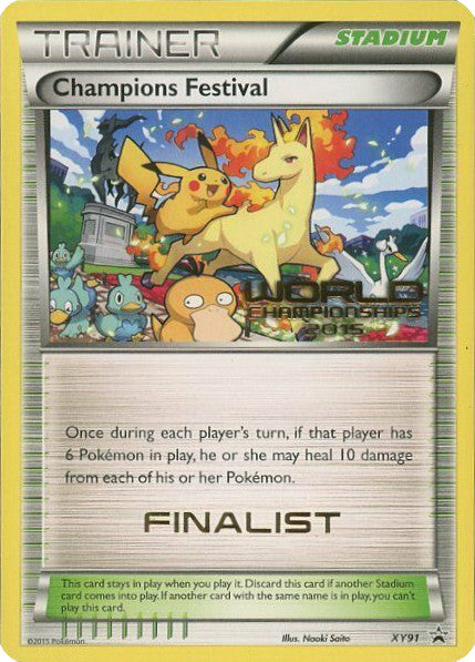 Champions Festival (XY91) (2015 Finalist) [XY: Black Star Promos] | Total Play