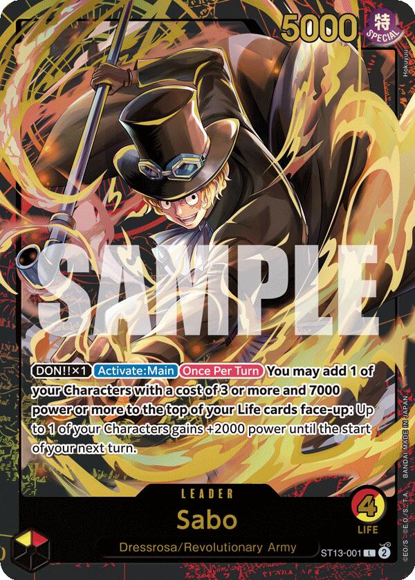 Sabo (Premium Card Collection -Leader Collection-) [One Piece Promotion Cards] | Total Play