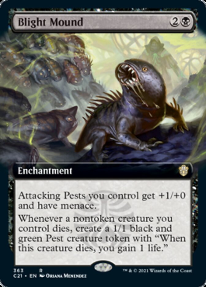 Blight Mound (Extended Art) [Commander 2021] | Total Play