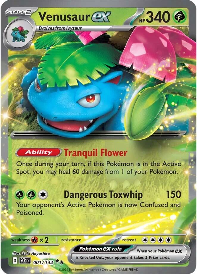 Venusaur ex (001/142) [Scarlet & Violet: Stellar Crown] | Total Play