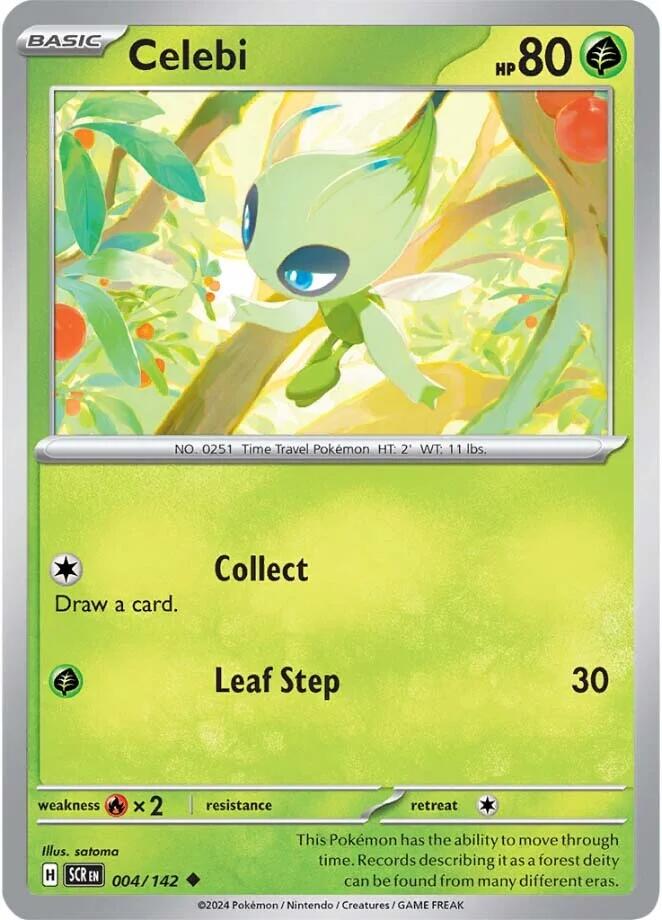 Celebi (004/142) [Scarlet & Violet: Stellar Crown] | Total Play