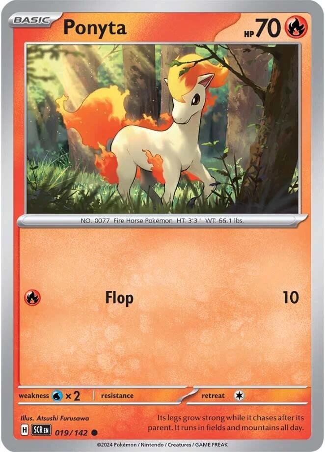 Ponyta (019/142) [Scarlet & Violet: Stellar Crown] | Total Play