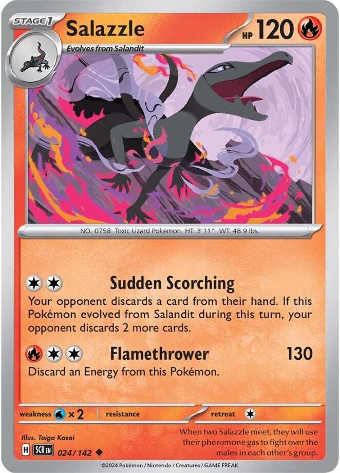 Salazzle (024/142) [Scarlet & Violet: Stellar Crown] | Total Play