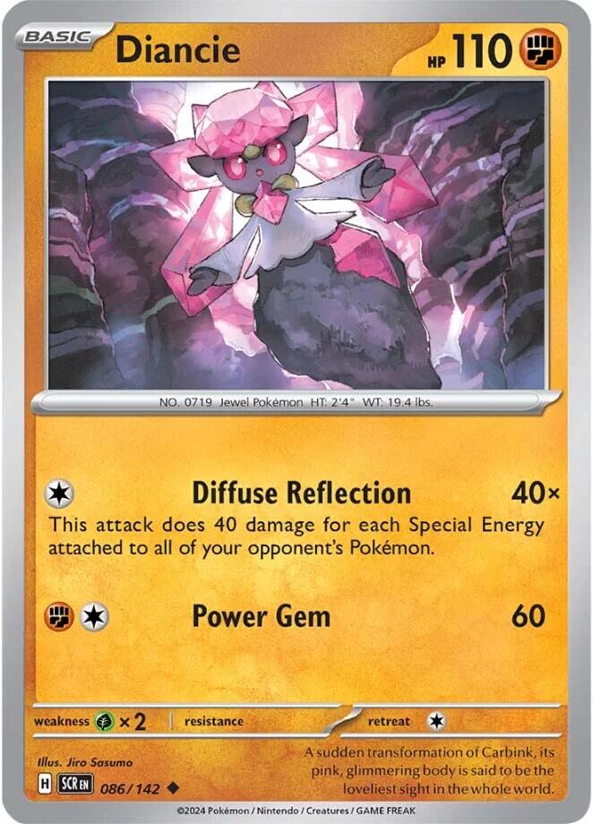 Diancie (086/142) [Scarlet & Violet: Stellar Crown] | Total Play