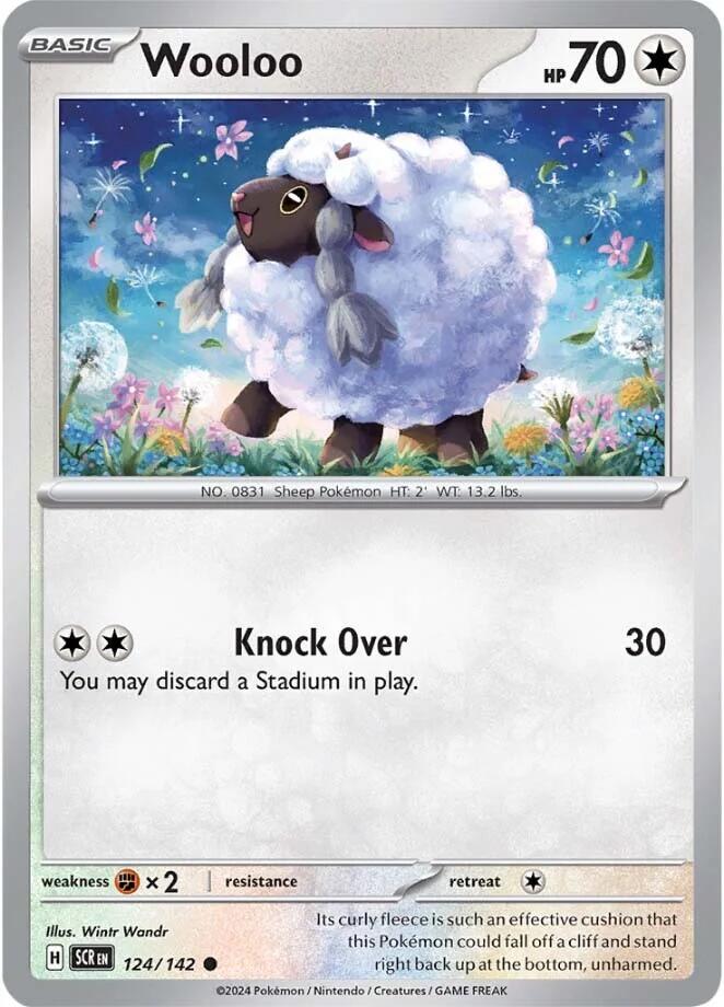 Wooloo (124/142) [Scarlet & Violet: Stellar Crown] | Total Play