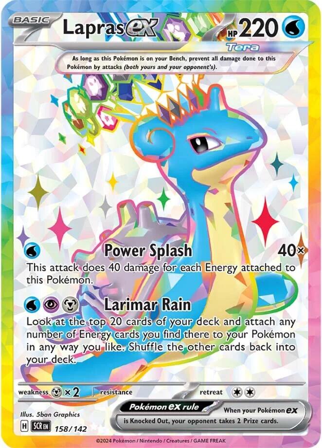 Lapras ex (158/142) [Scarlet & Violet: Stellar Crown] | Total Play