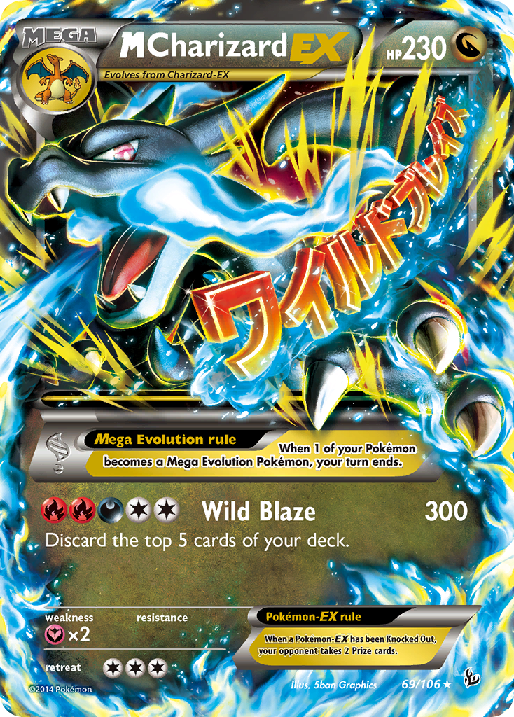 M Charizard EX (69/106) [XY: Flashfire] | Total Play