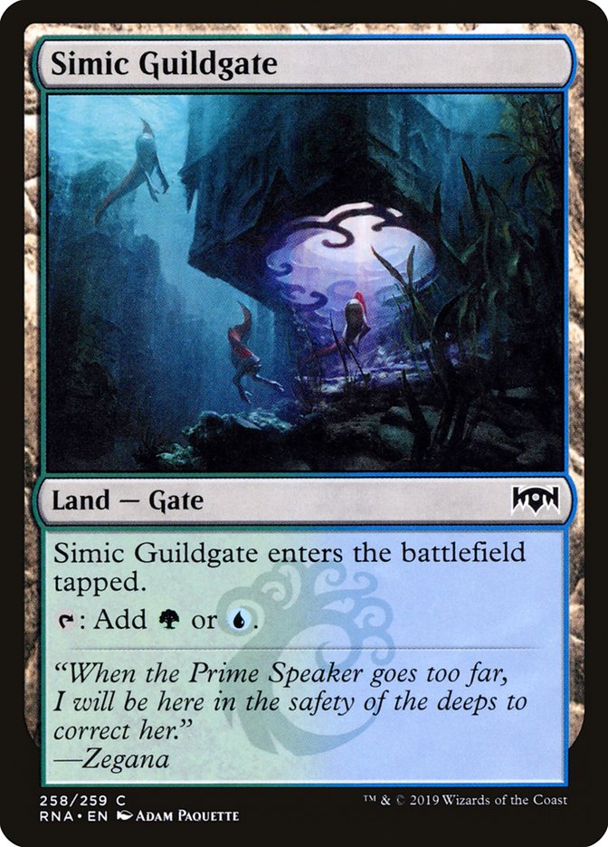 Simic Guildgate (258/259) [Ravnica Allegiance] | Total Play