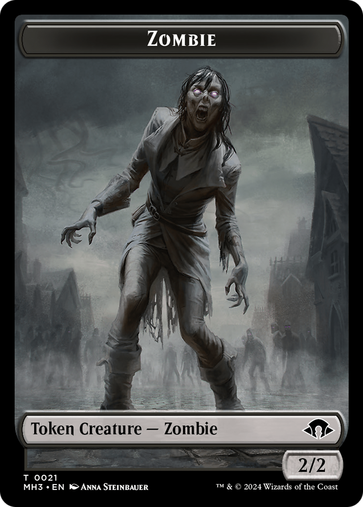 Servo // Zombie Double-Sided Token [Modern Horizons 3 Tokens] | Total Play