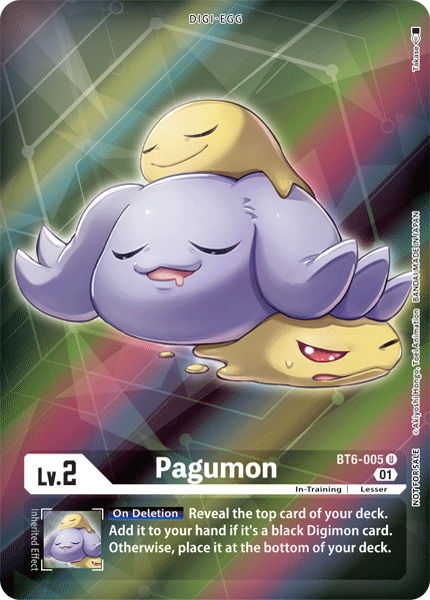 Pagumon [BT6-005] (Alternative Art - Box Topper) [Double Diamond] | Total Play