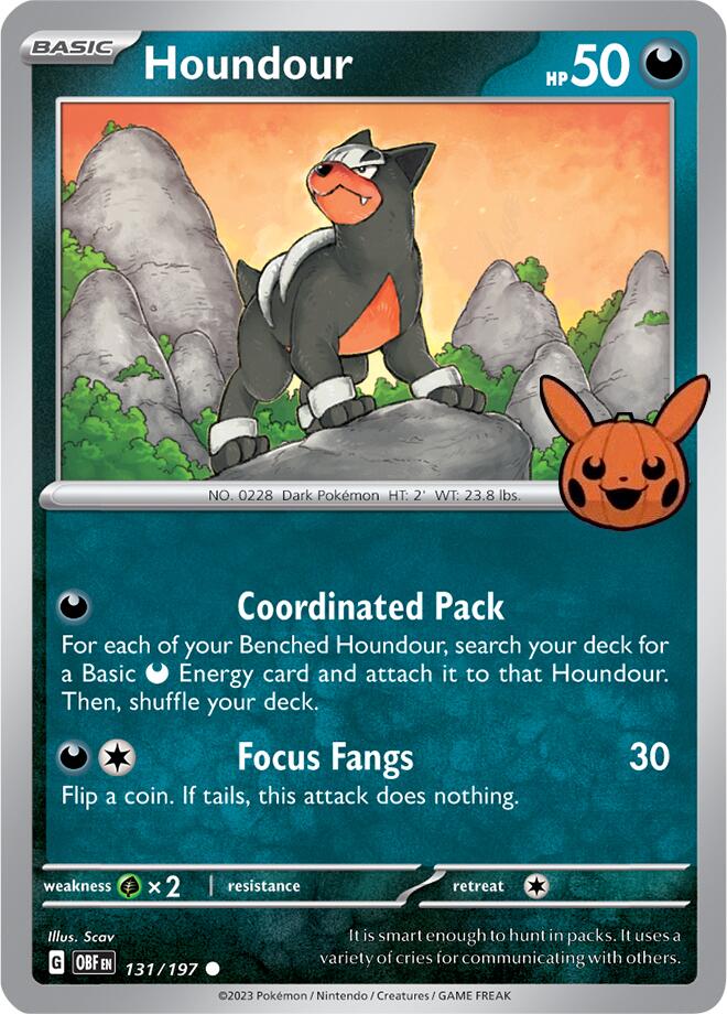 Houndour (131/197) [Trick or Trade 2024] | Total Play