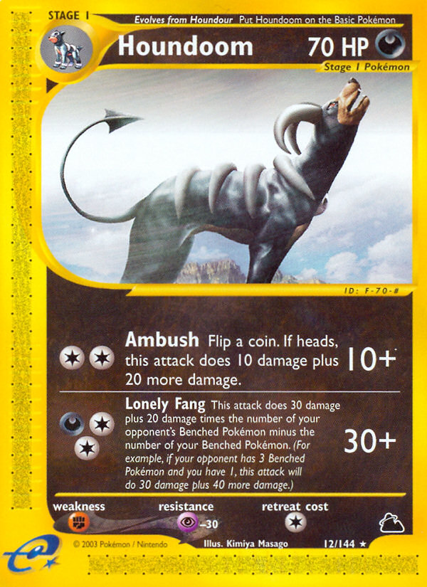 Houndoom (12/144) [Skyridge] | Total Play