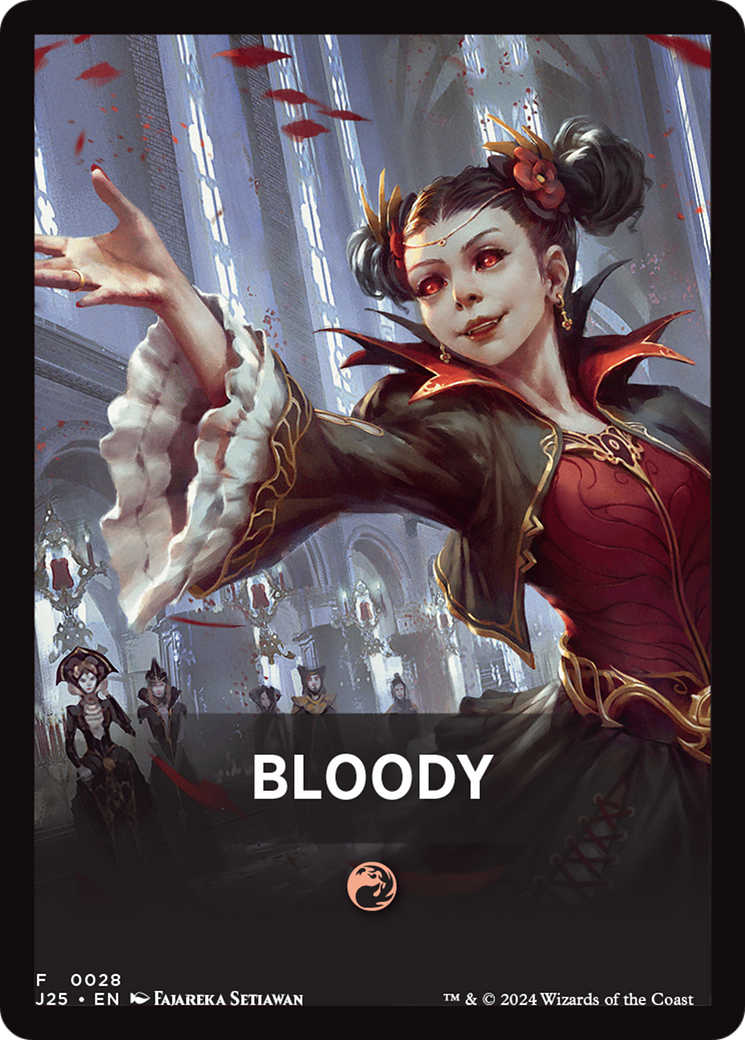 Bloody Theme Card [Foundations Jumpstart Front Cards] | Total Play