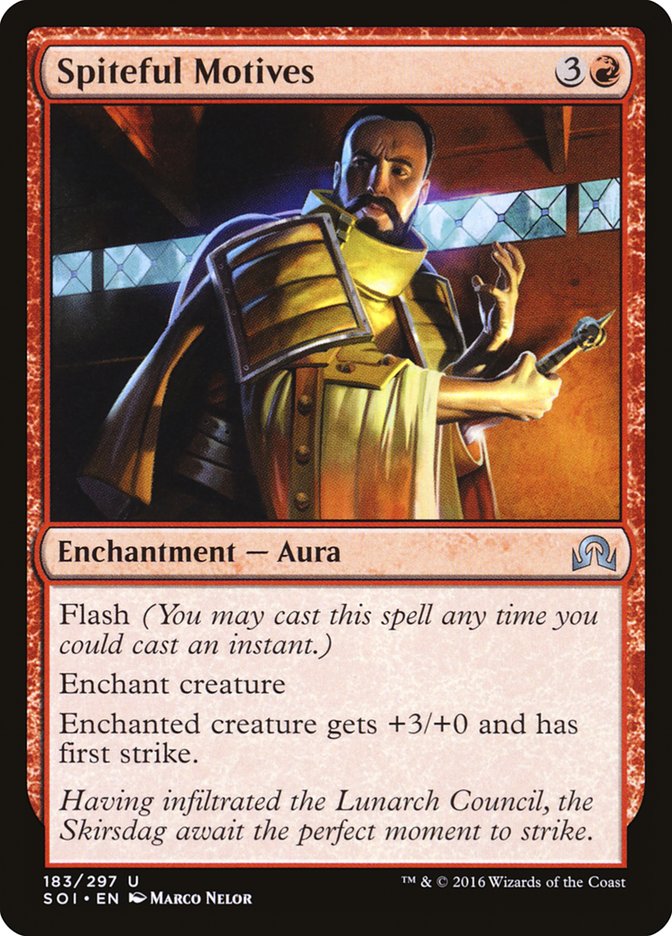 Spiteful Motives [Shadows over Innistrad] | Total Play