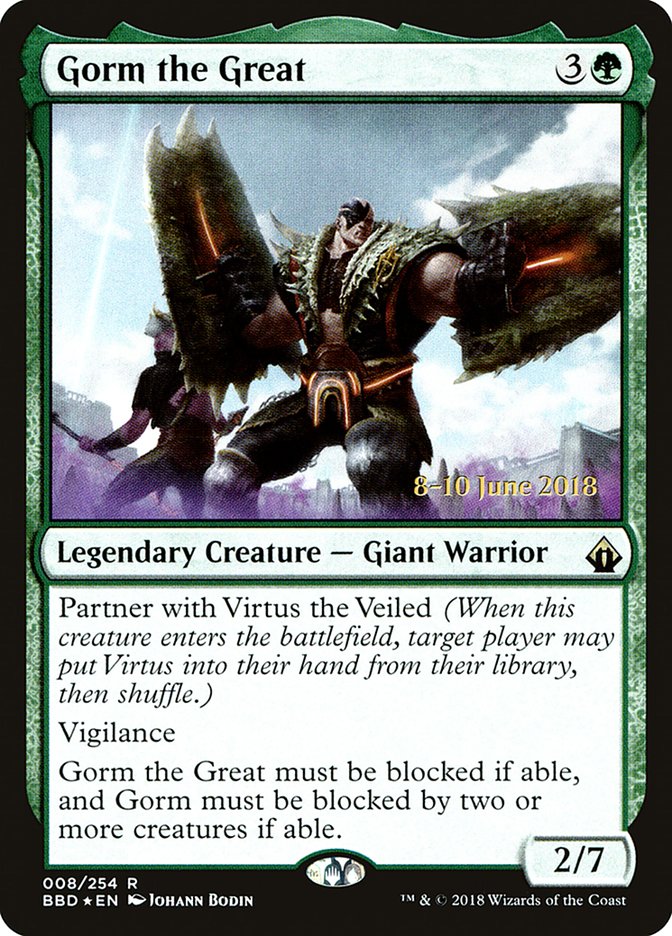 Gorm the Great [Battlebond Prerelease Promos] | Total Play