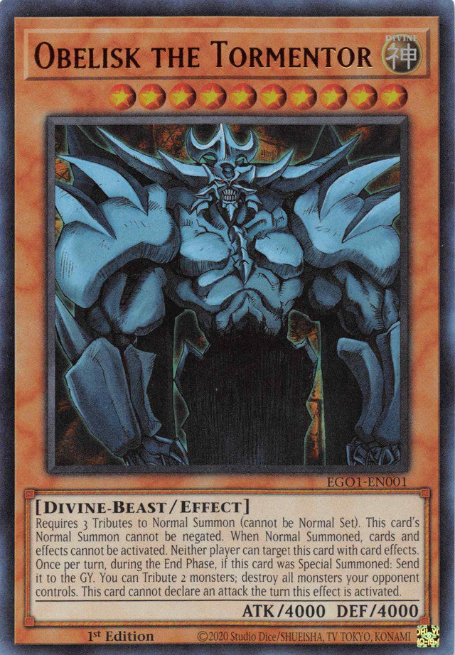 Obelisk the Tormentor [EGO1-EN001] Ultra Rare | Total Play