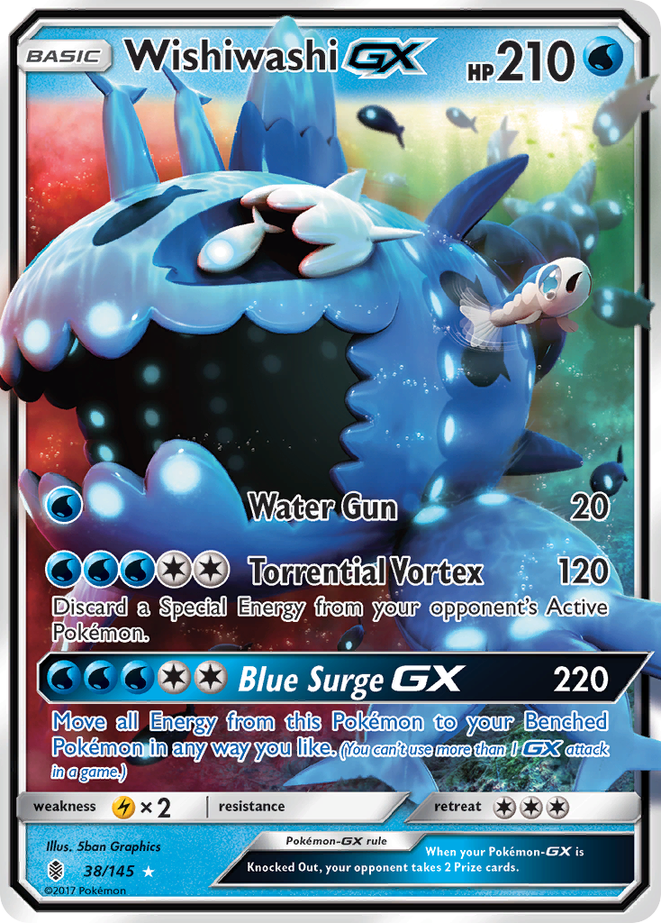 Wishiwashi GX (38/145) [Sun & Moon: Guardians Rising] | Total Play