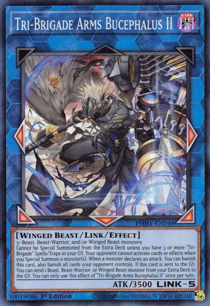 Tri-Brigade Arms Bucephalus II [PHHY-EN048] Super Rare | Total Play