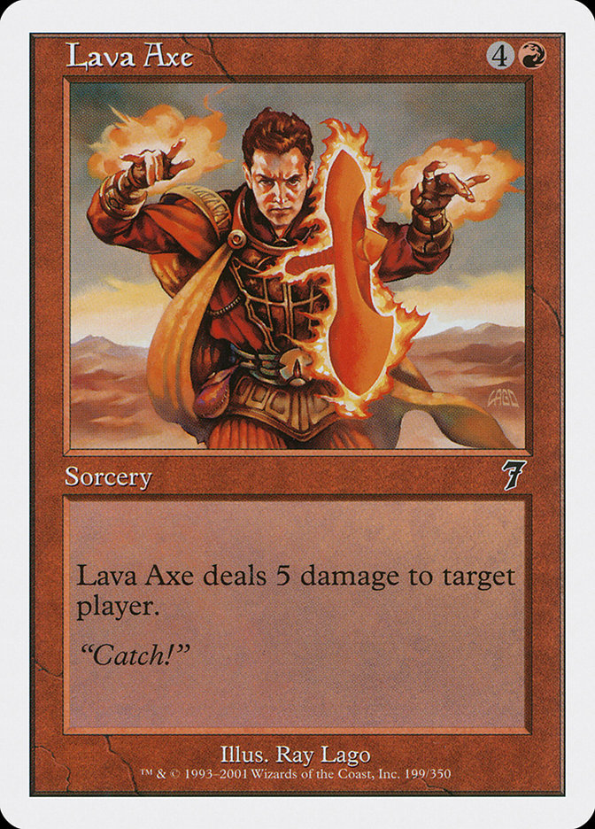 Lava Axe [Seventh Edition] | Total Play