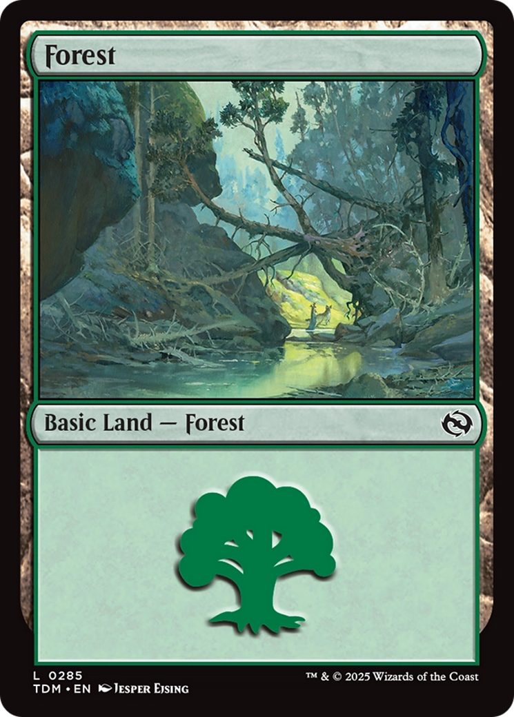 Forest (0285) [Tarkir: Dragonstorm] | Total Play