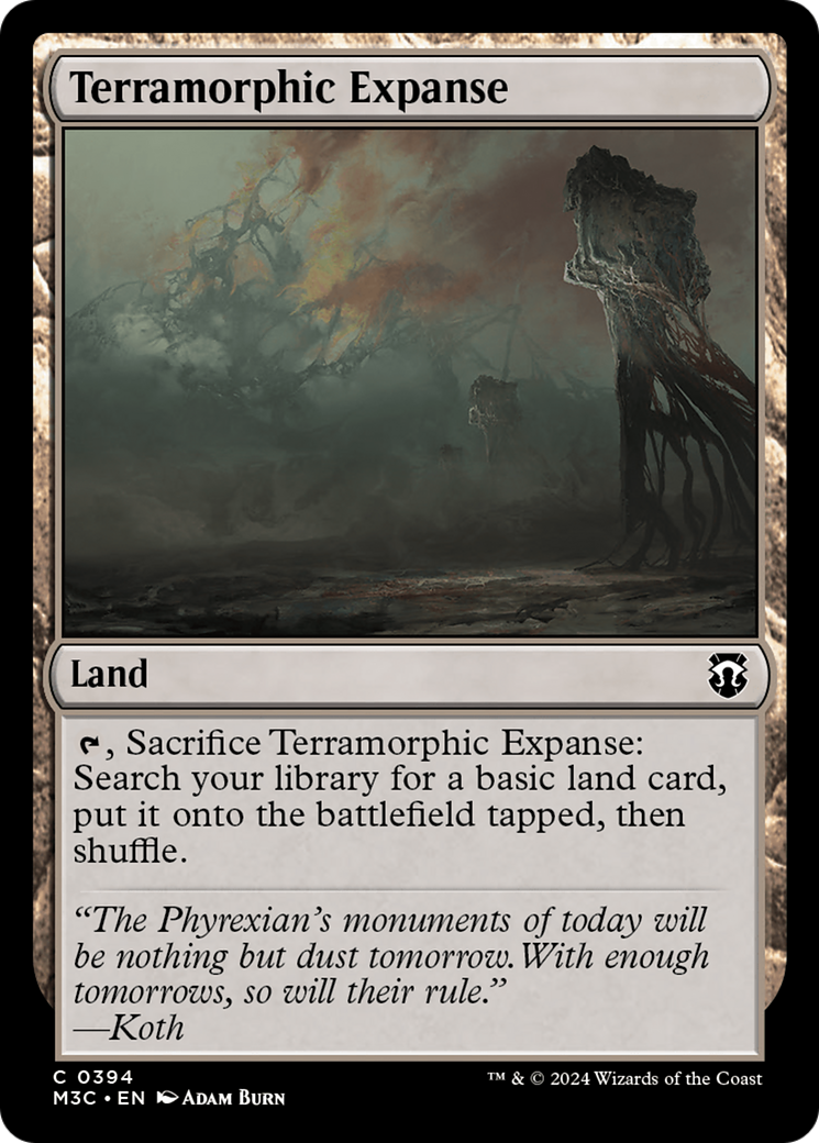 Terramorphic Expanse (Ripple Foil) [Modern Horizons 3 Commander] | Total Play