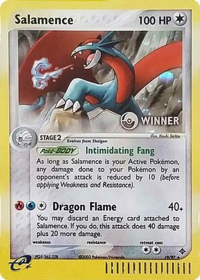 Salamence (19/97) (Winner) [League & Championship Cards] | Total Play