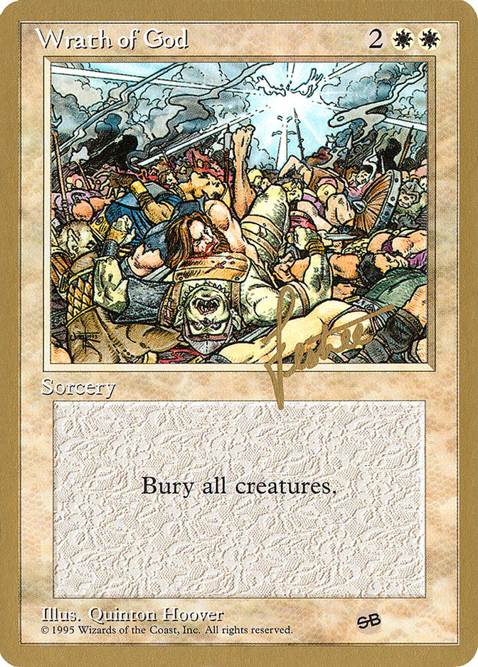 Wrath of God (Bertrand Lestree) (SB) [Pro Tour Collector Set] | Total Play