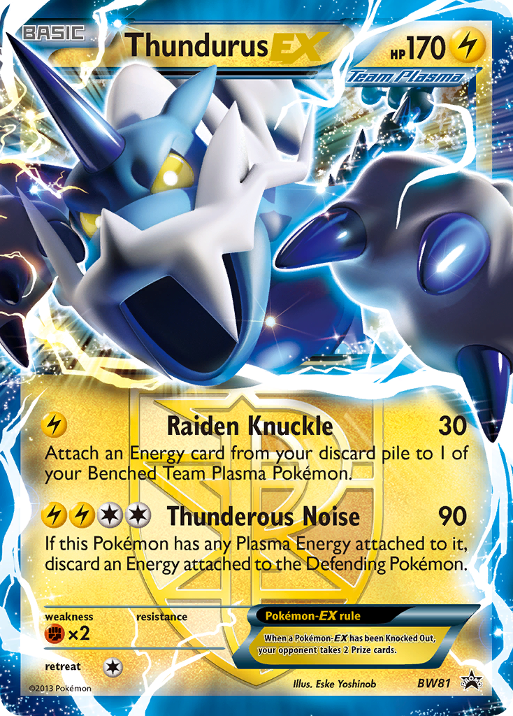 Thundurus EX (BW81) [Black & White: Black Star Promos] | Total Play